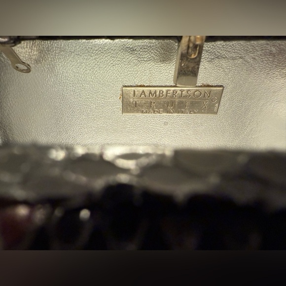 Lambertson Truex Black Textured Clutch - Picture 5 of 8